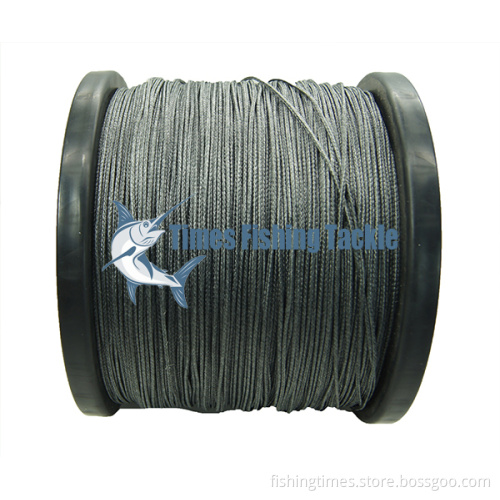 8 Weaves 0.10-1mm Braided Fishing Line Black Color